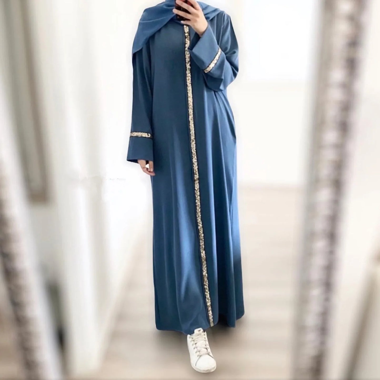 Abaya Long Dresses Party Gown Kaftan Robe