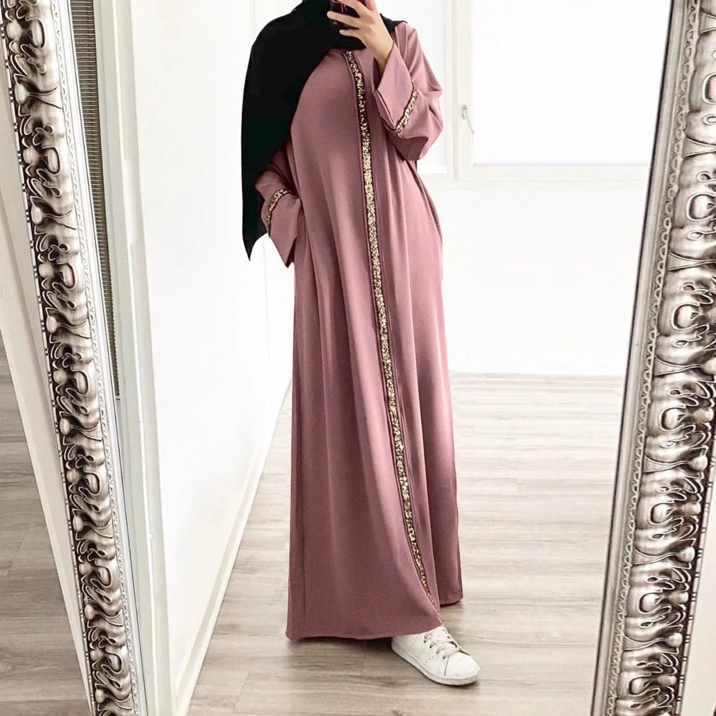 Abaya Long Dresses Party Gown Kaftan Robe