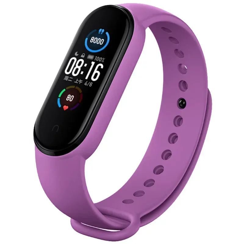 Watchband for Xiaomi Mi Band 7 6 NFC bracelet silicone Sport watch wristband Miband 4 Belt pulsera correa mi band 3 4 5 7 strap