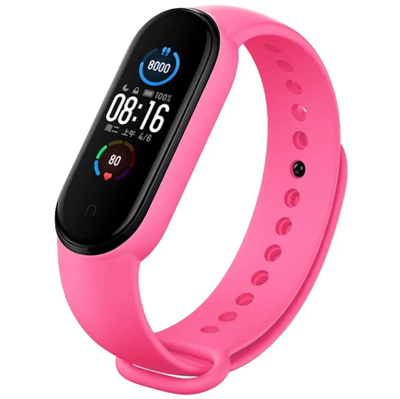 Watchband for Xiaomi Mi Band 7 6 NFC bracelet silicone Sport watch wristband Miband 4 Belt pulsera correa mi band 3 4 5 7 strap