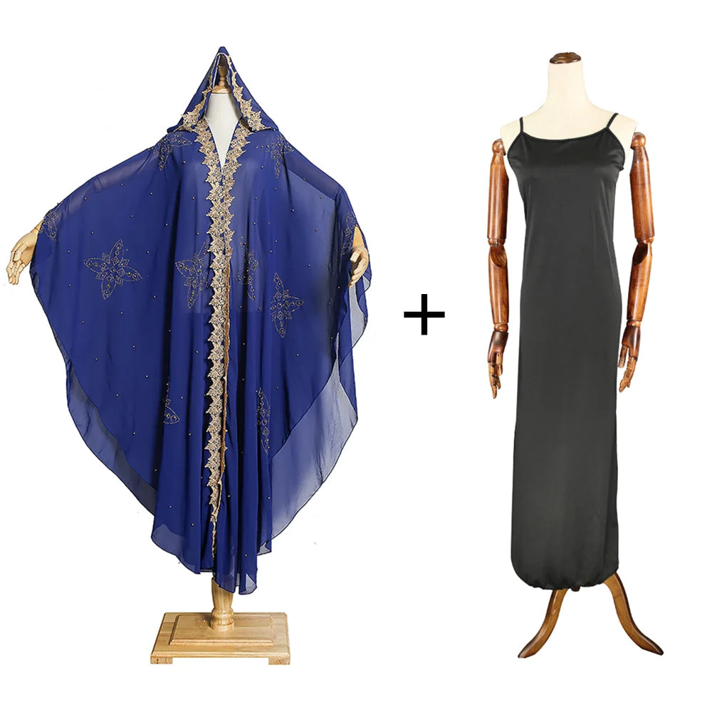 Abaya Kaftan Hijab Dress Cardigan African Style Evening Dresses Kimono Robe