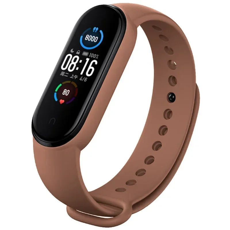 Watchband for Xiaomi Mi Band 7 6 NFC bracelet silicone Sport watch wristband Miband 4 Belt pulsera correa mi band 3 4 5 7 strap