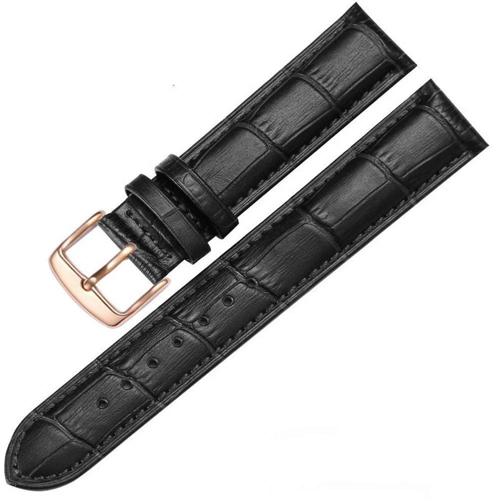 Universal Replacement  Leather Watch Strap Leather Watchband for Men Women 12mm 14mm 16mm 18mm 19mm 20mm 21mm 22mm Watch Band