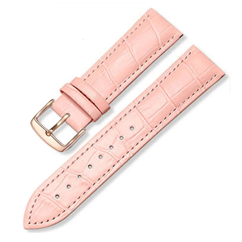 Universal Replacement  Leather Watch Strap Leather Watchband for Men Women 12mm 14mm 16mm 18mm 19mm 20mm 21mm 22mm Watch Band