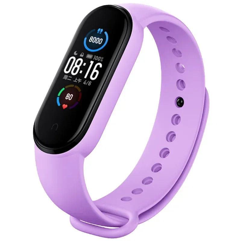 Watchband for Xiaomi Mi Band 7 6 NFC bracelet silicone Sport watch wristband Miband 4 Belt pulsera correa mi band 3 4 5 7 strap