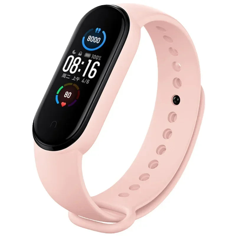 Watchband for Xiaomi Mi Band 7 6 NFC bracelet silicone Sport watch wristband Miband 4 Belt pulsera correa mi band 3 4 5 7 strap