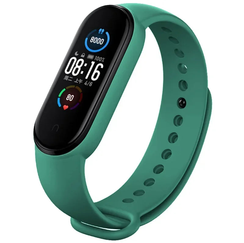 Watchband for Xiaomi Mi Band 7 6 NFC bracelet silicone Sport watch wristband Miband 4 Belt pulsera correa mi band 3 4 5 7 strap