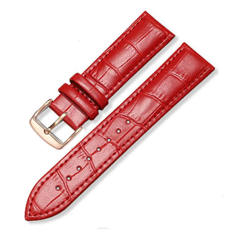 Universal Replacement  Leather Watch Strap Leather Watchband for Men Women 12mm 14mm 16mm 18mm 19mm 20mm 21mm 22mm Watch Band