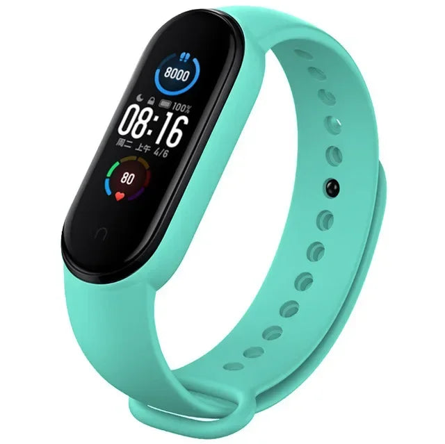 Watchband for Xiaomi Mi Band 7 6 NFC bracelet silicone Sport watch wristband Miband 4 Belt pulsera correa mi band 3 4 5 7 strap