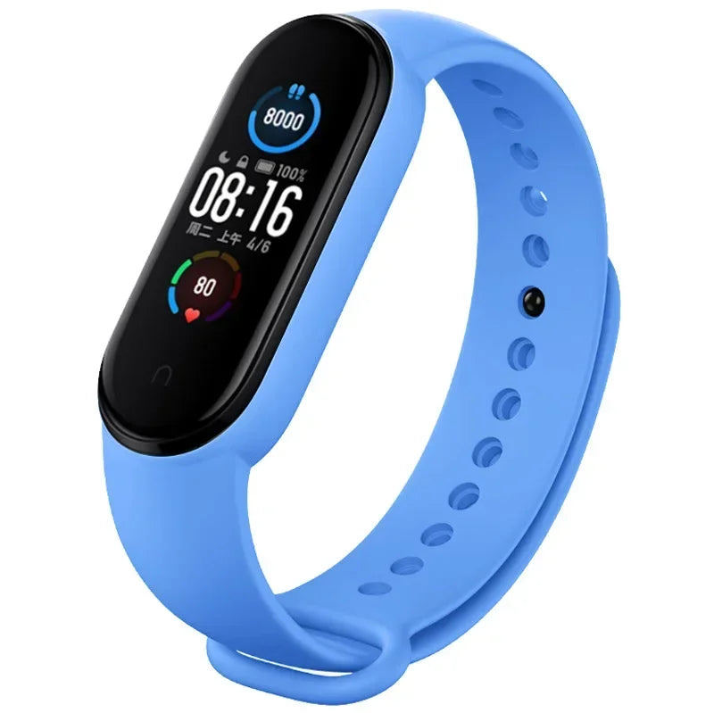 Watchband for Xiaomi Mi Band 7 6 NFC bracelet silicone Sport watch wristband Miband 4 Belt pulsera correa mi band 3 4 5 7 strap