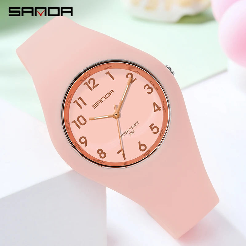 2024 Women's Watch Simple Fashion Women Luxury Brand Waterproof Quartz Watches Ultra-thin Design Ladies Wristwatches Reloj mujer