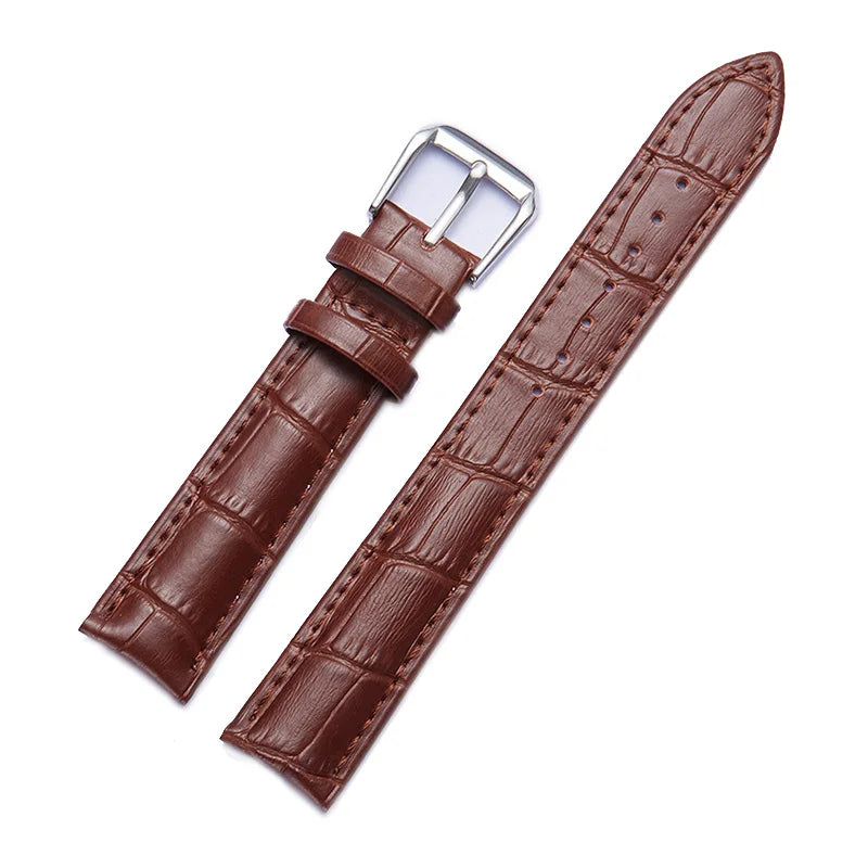 Universal Replacement  Leather Watch Strap Leather Watchband for Men Women 12mm 14mm 16mm 18mm 19mm 20mm 21mm 22mm Watch Band