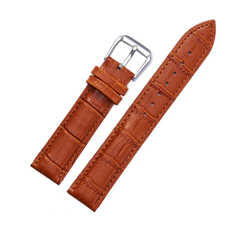 Universal Replacement  Leather Watch Strap Leather Watchband for Men Women 12mm 14mm 16mm 18mm 19mm 20mm 21mm 22mm Watch Band