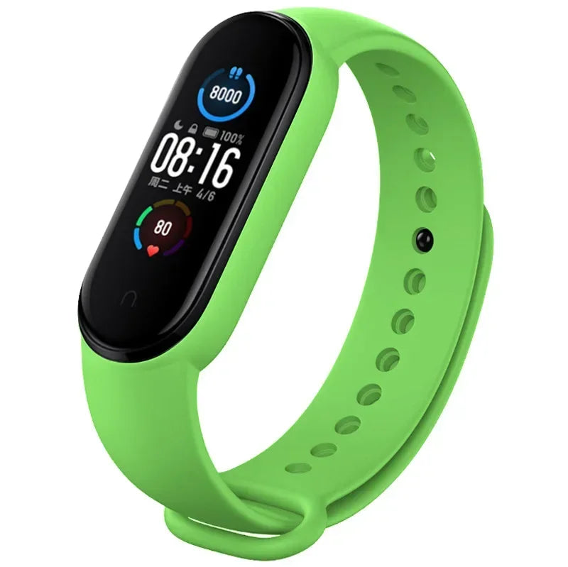 Watchband for Xiaomi Mi Band 7 6 NFC bracelet silicone Sport watch wristband Miband 4 Belt pulsera correa mi band 3 4 5 7 strap