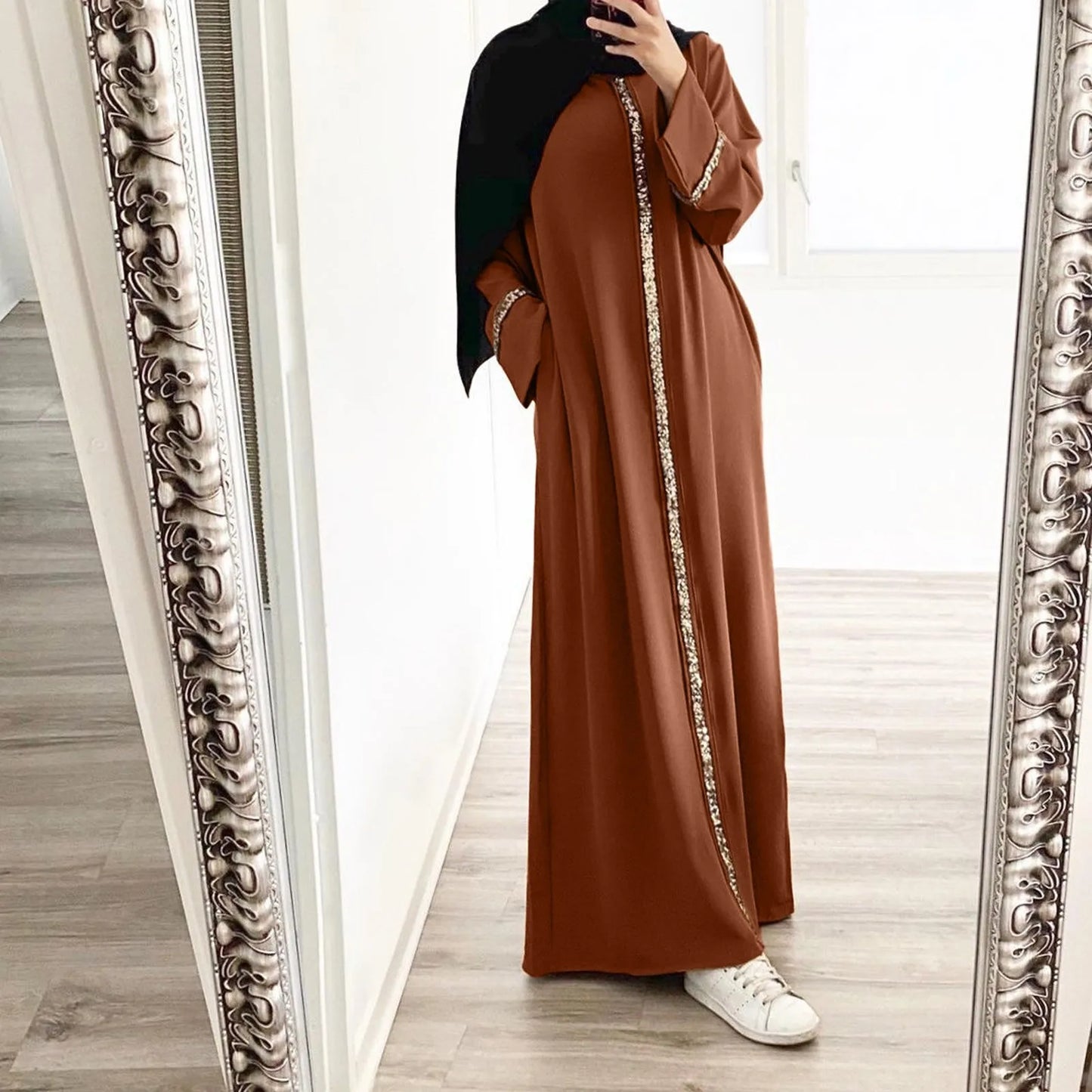 Abaya Long Dresses Party Gown Kaftan Robe