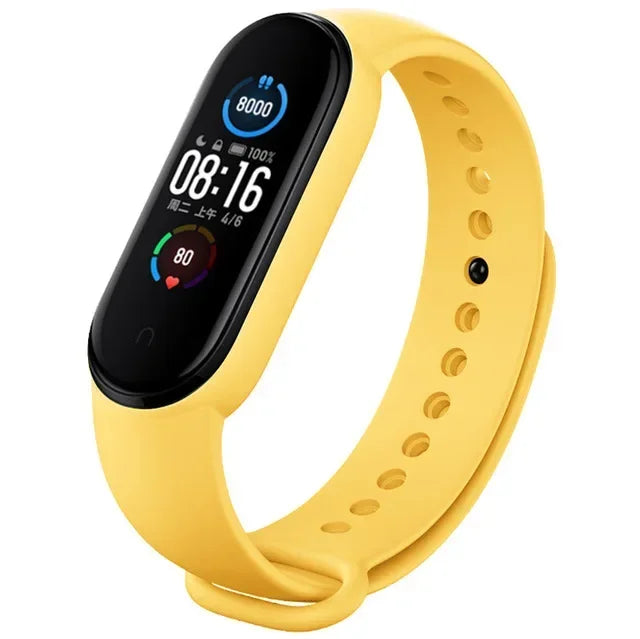 Watchband for Xiaomi Mi Band 7 6 NFC bracelet silicone Sport watch wristband Miband 4 Belt pulsera correa mi band 3 4 5 7 strap