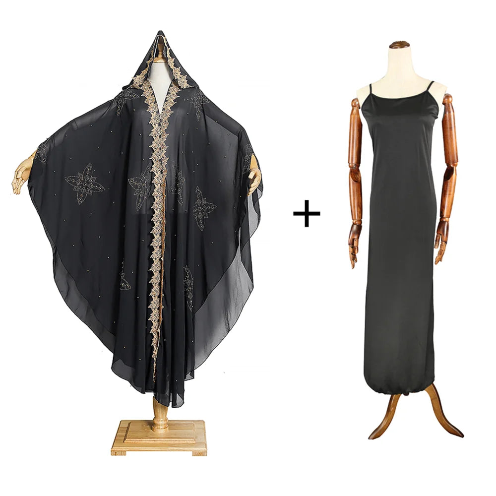 Abaya Kaftan Hijab Dress Cardigan African Style Evening Dresses Kimono Robe