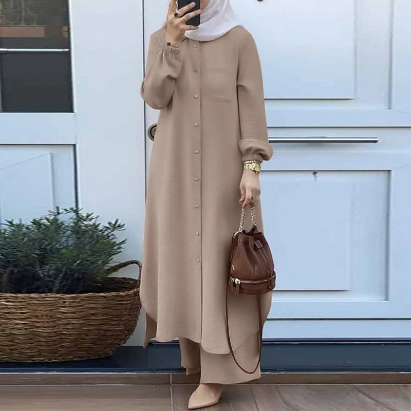 Abaya Islamic Jellabiyas Dresses Elegant Kaftan